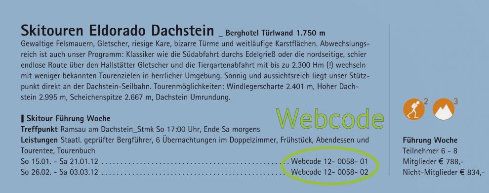 Webcode Alpenverein-Akademie